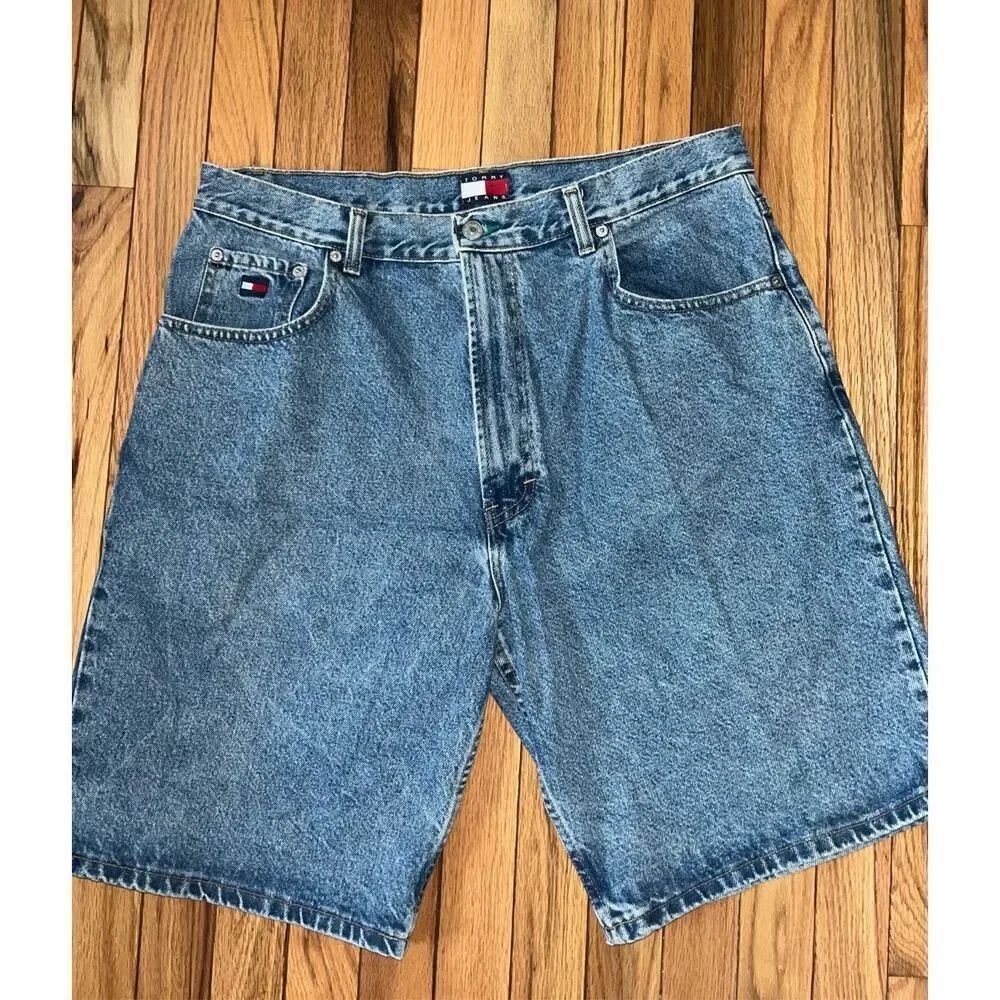 Vintage Tommy Hilfiger Mens Jean Shorts Jorts 36
